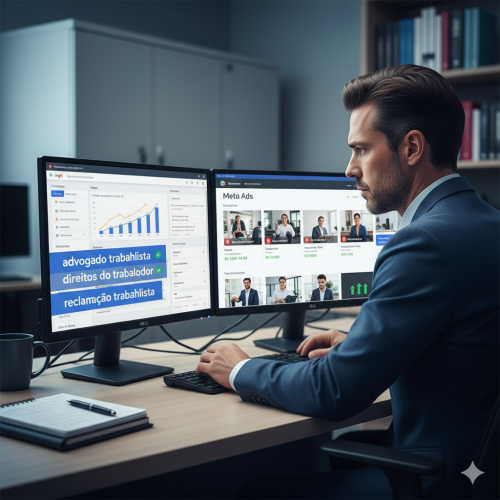 Google Ads x Meta Ads: qual gera mais clientes em causas trabalhistas?