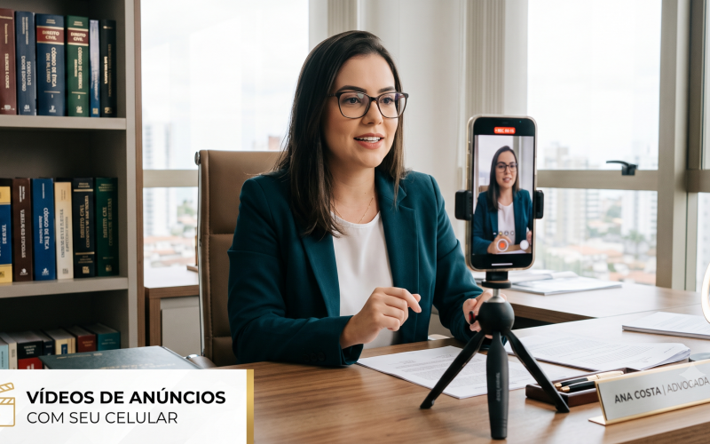 Como fazer um vídeo de anúncio simples no celular que gera consultas para seu escritório